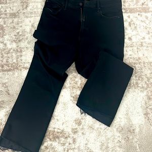 Mother denim, insider crop step fray, size 31